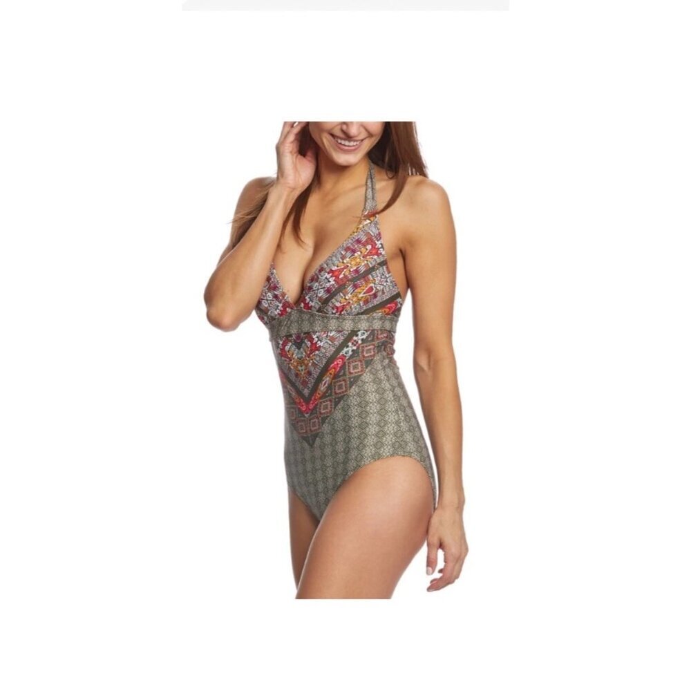 Prana Lahari Cargo Marrakesh One Piece Swimsuit Women's Size Xl - Picture 2 of 4